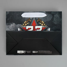 Цена за 2 шт. Пакет подарочный ламинированный, упаковка, «23 февраля», MS 23×18×10 см