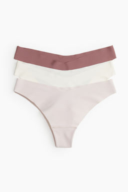 Pack de 3 bragas Thong efecto invisible - H&m фото 4