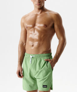 ATLANTIC KMB-239 Шорты мужские пляжные Super Soft 4Way Stretch оливковый