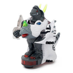 Робот с трансформацией Трицератопс, световые и звуковые эффекты, работает от батареек, цвет белый - Simaland фото 2