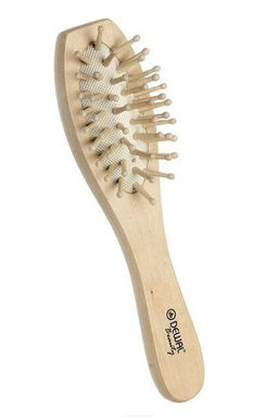 Dewal Beauty Щетка для волос массажная овальная / Эко DBW438ECO, малая