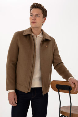 Erkek Camel Ka_e Mont - U.s. polo assn фото 3