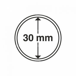 Капсула CAPS для монет диаметром до 30 мм LEUCHTTURM 330370