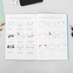 Скетчбук-каракули А5, 32 л Котобук - Artfox фото 9