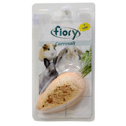 ВИА Био-камень "FIORY" для грызунов , с солью в форме моркови 6578 6578