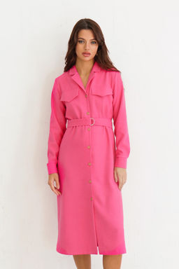 Платье-рубашка с английским воротником - Martichelli фото 32