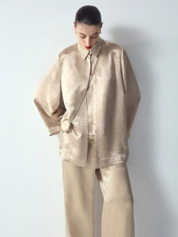 EMKA / Рубашка из ацетата  фото 3