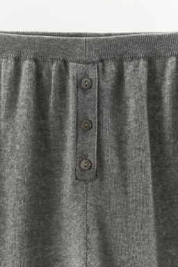 COTTON BLEND KNIT SAROUEL TROUSERS - Zara фото 14