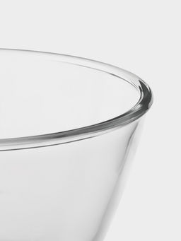 Салатник Доляна Simple, 1.45 л, 19×9.5 см, стекло, прозрачный