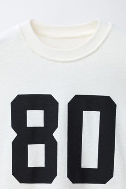 NUMBER AND SLOGAN PRINT T-SHIRT - Zara фото 7