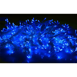 Электрогирлянда-занавес 6*3м, 640 ламп, синий