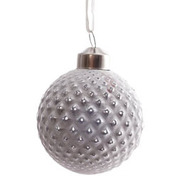 Украшение новогоднее "Шар", L6 W6 H8 см, 4в.