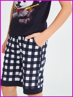 Костюм"Панда",темно-синий