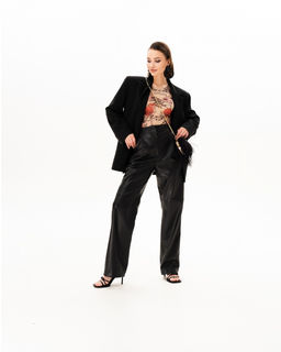 Лонгслив из сетки с круглым вырезом 457.4 - Sahar art lab фото 9