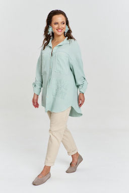 Блуза AVE RARA 2182/4 пыльная_мята