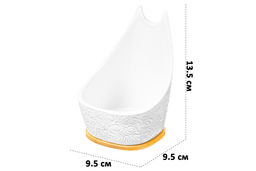 Подставка под ложку 180 мл 9,5*9,5*13,5 см Розы на бамбуковой подставке - Elan gallery фото 2