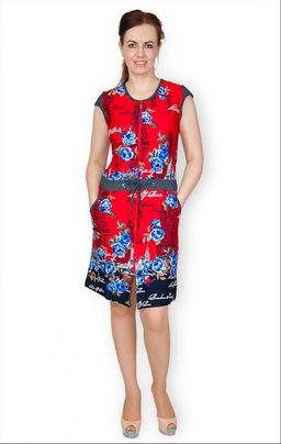 Халат женский на молнии (200-2)