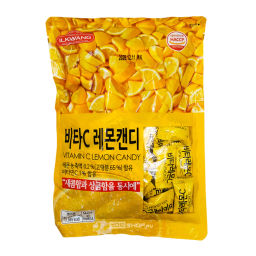Леденцовая карамель со вкусом лимона и с витамином С/Vitamin C Lemon Candy Илкванг/Ilkwang, Корея, 280 г Акция