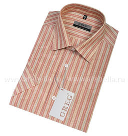 Сорочка мужская короткий рукав GREG 573/301/Z  фото 2