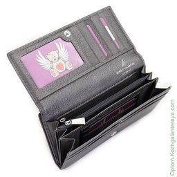 Большой женский кожаный кошелек Sergio Valentini СВ 8118-002  фото 4