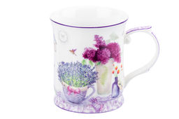 Кружка 400 мл 12,5*9*10 см Лаванда NEW BONE CHINA - Elan gallery фото 8
