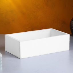 Кашпо деревянное 24148 см Элегант, белый Дарим Красиво