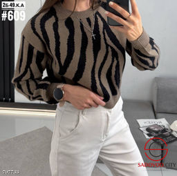 свитер женский (зебра) - Bruno фото 4