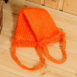 Набор для бани с принтом Настоящий мужик, 5 предметов: шапка, рукавица, портфель, мочалка, коврик