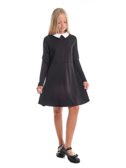 Школьное платье для девочки 22-7400 черный