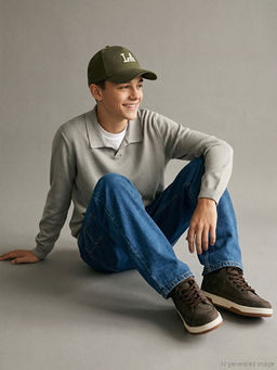 Polo Yaka Erkek ?ocuk Triko Kazak