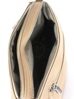 Сумка женская натуральная кожа GU 2033-7795, 2отд, плеч/ремень, бежевый SALE 254575 - Adelia фото 3