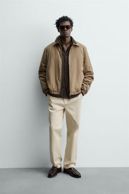 CAZADORA T?CNICA ACOLCHADA / Tostado