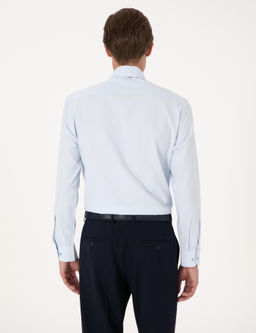 A__k Mavi Regular Fit Uzun Kollu Basic G_mlek