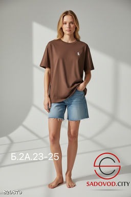 Футболка женская из хлопка