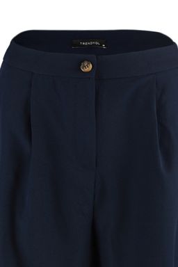 Lacivert Cepli Regular Kal?p Dokuma Sort TWOSS19WX0108