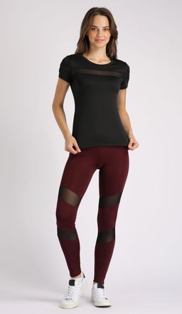 Лосины L.121 т.вишня / черный - Argo classic фото 4