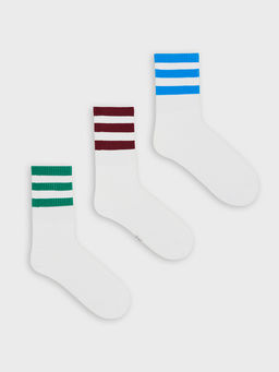 Носки женские высокие в наборе, 3 пары - Mark formelle фото 5