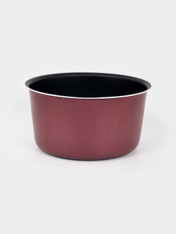 Форма для куличей, d=14 см, антипригарное покрытие, без крышки, бордовая