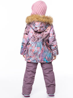 Костюм 7з1224 кофе/орхидея - Nikastyle фото 3