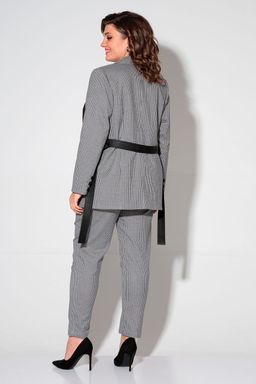 Костюм Liona Style 808 черный клетка  фото 4