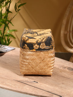 Корзинка плетёная «Масарта», 16×16×18 см