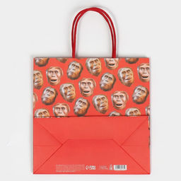 Цена за 2 шт. Пакет подарочный, упаковка, Обезьяна, 22?22?11 см