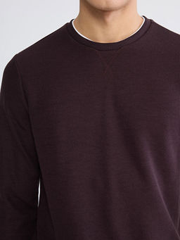 Bisiklet Yaka Erkek Sweatshirt