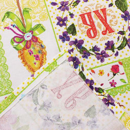 Скатерть Доляна Светлая Пасха 145*144 см, 100% хлопок, рогожка 164 г/м2  фото 20