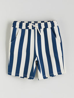 Beli Lastikli ?izgili Erkek ?ocuk ?ort