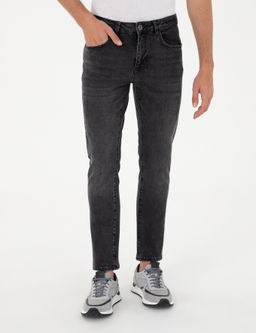 Siyah Slim Fit Jean Pantolon - Pierre cardin фото 2