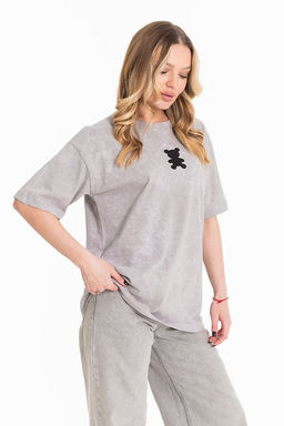 Футболка М324234Тг серый - Елена фото 2