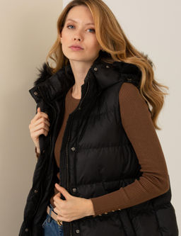 Siyah Oversize Yelek - Pierre cardin фото 3