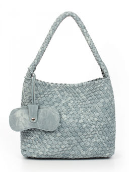 LACCOMA сумка СУ1053-2-винтаж синий эко кожа хлопок