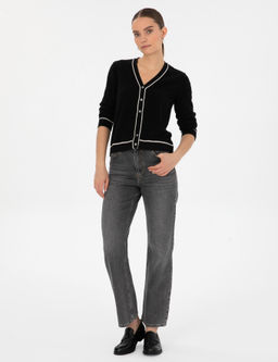Siyah Slim Fit Triko H_rka - Pierre cardin фото 4
